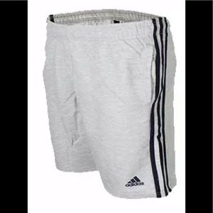 NWT Mens Adidas 3 Stripe Gym Shorts Medium